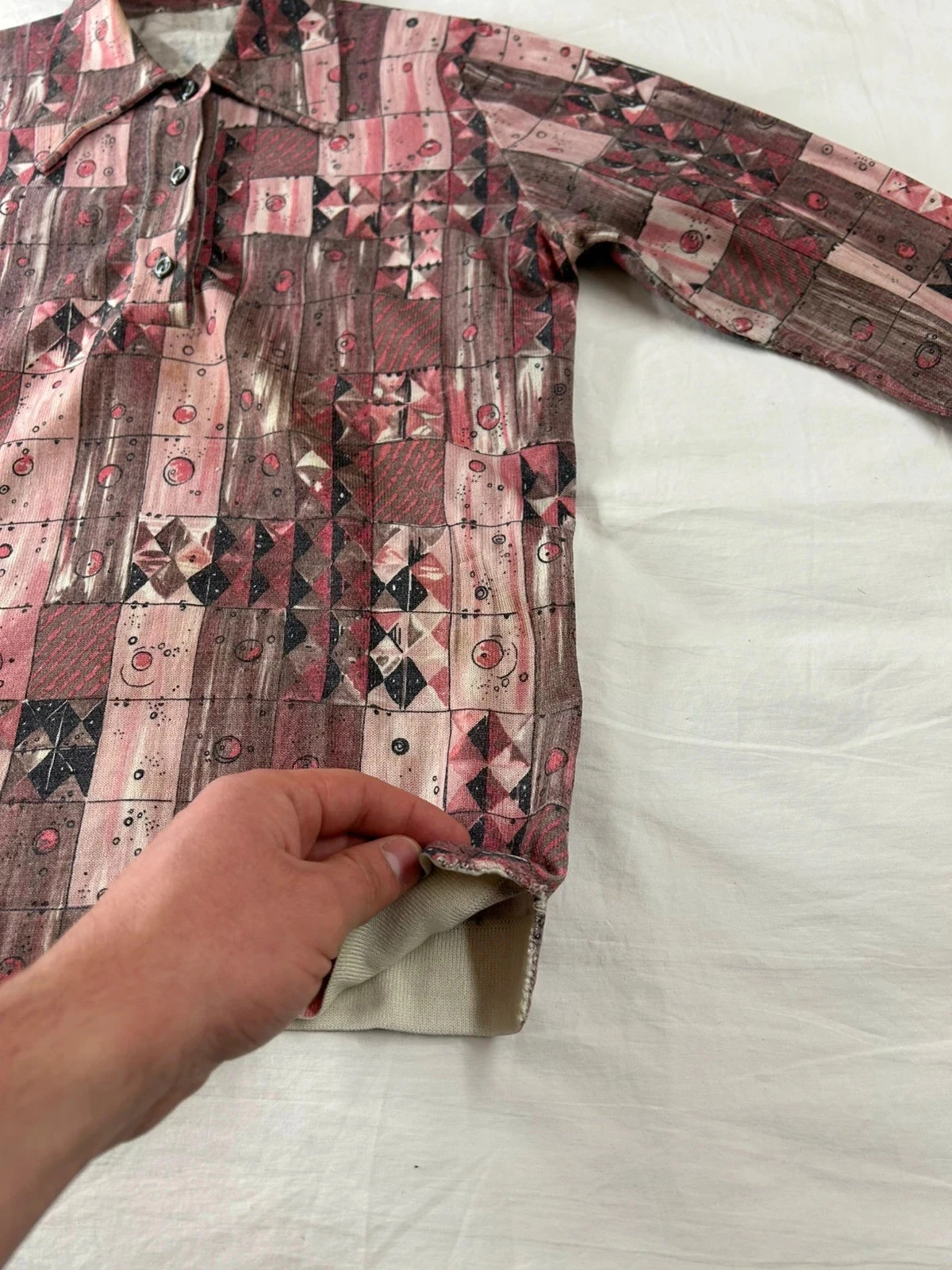 Multicolore vintage geprinte blouse in retro y2k-stijl – photo 9